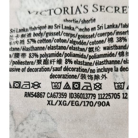 3 Victoria's Secret Logo Cotton (2) Shortie & (1) Boyshort/Boxer XL Brown NWT - Picture 15 of 16